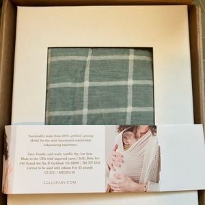 Solly baby wrap Juniper grid